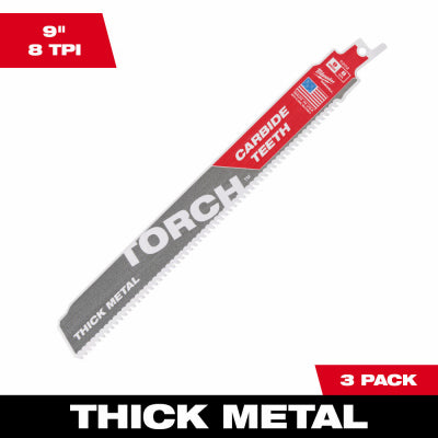 3PK 9" 7TPI Recip Blade