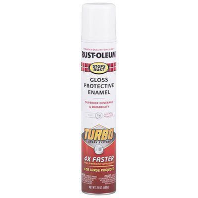 24OZ WHT GLS Turb Spray