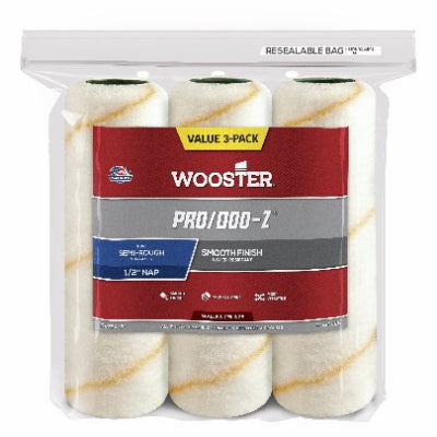 3PK 9" 1/2" Roll Cover