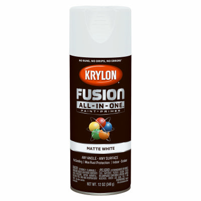 12OZ WHT Matte Paint