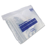 Fantapak MGP MGZ2P0708 Plastic Zipper Bags, 2 mil, 7" x 8", Clear, 1,000 Bags/Box, 2 Boxes/Carton 2