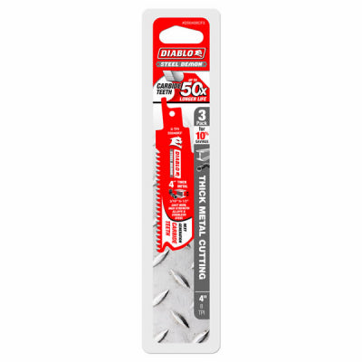 3PK 4''8TPI Recip Blade