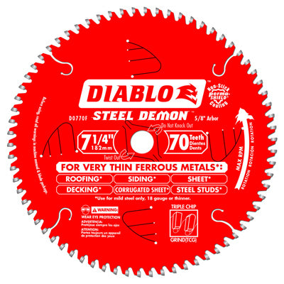 7-1/4x70T STL Blade