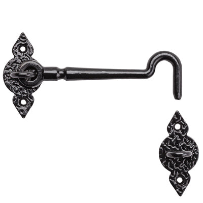 6" BLK Spear Gate Hook