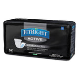 Medline MSCMG02 Fitright Active Male Guards, 6" X 11", White, 52/pack, 4 Pack/carton 2