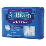 Medline FIT23005A Fitright Ultra Protective Underwear, Medium, 28" To 40" Waist, 20/pack, 4 Pack/carton 2