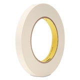 Scotch 256 Printable Flatback Paper Tape, 3" Core, 0.5" X 60 Yds, White 2