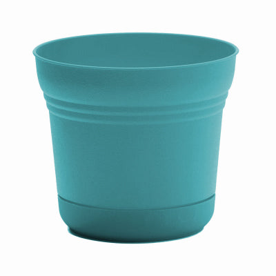 7" Teal Saturn Planter