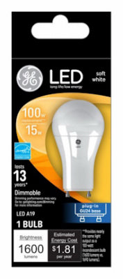 GE 15W SW Fros A21 Bulb