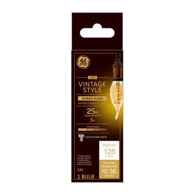 GE3W AMB Cand Vint Bulb