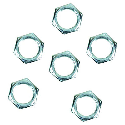 6PK STL Lamp Hex Nut