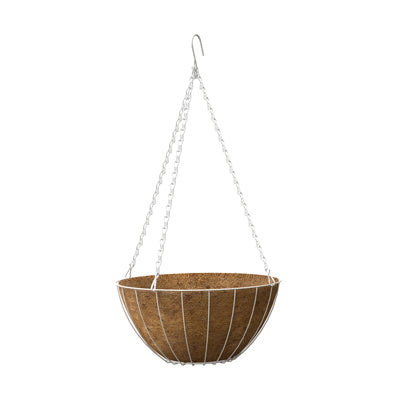 GT 14" WHT Hang Basket