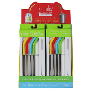 4PK SS Reusable Straws