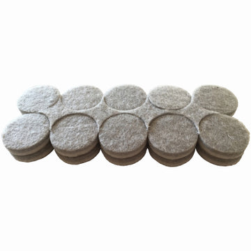 20PK 3/4" GRY Felt Pads