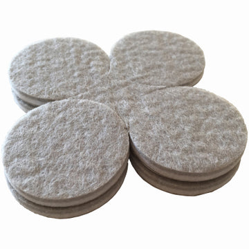 8PK 1-1/2" GRY Felt Pad