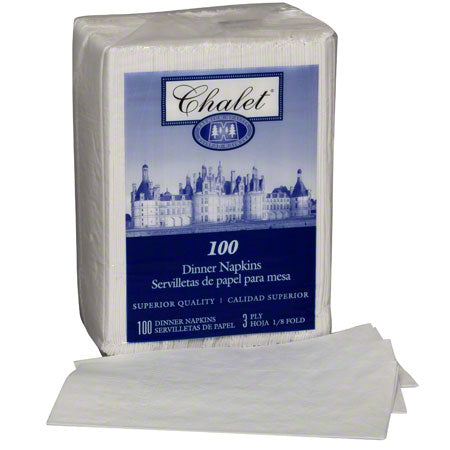 Metro 07120 Victorian Elegance 3 Ply 1/8 Fold Dinner Napkin 2000/CS