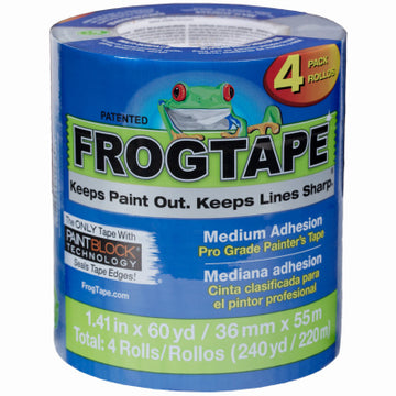 1.4"x60YD Frog Tape 4PK