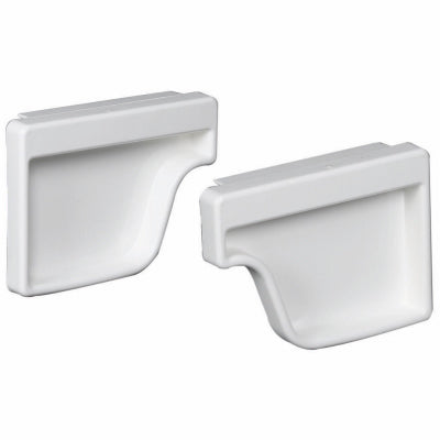 2PK 5" White End Cap