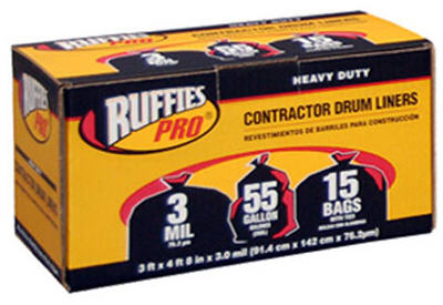 15PK 55GAL BLK Liner