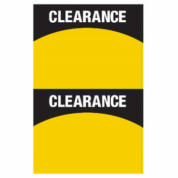 50PK 2Up ClearSignStock