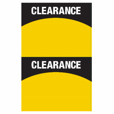 50PK 2Up ClearSignStock