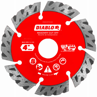 4'' Dia Seg Turbo Blade