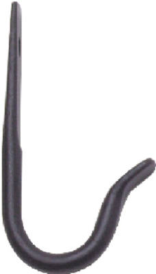 3" BLK Forg STL J Hook