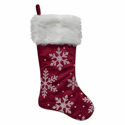 20" Snowflake Stocking