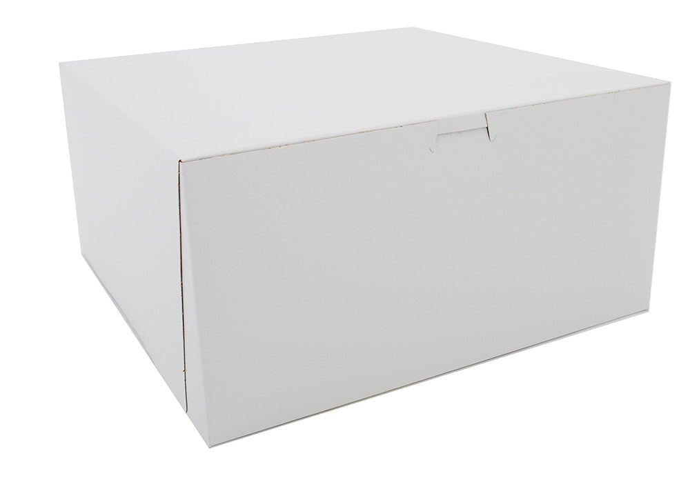 Southern Champion 0989 12" X 12" X 6" Bakery Box Whtie Non-Window Lock-Corner 50/CS