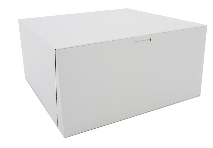 Southern Champion 0989 12" X 12" X 6" Bakery Box Whtie Non-Window Lock-Corner 50/CS