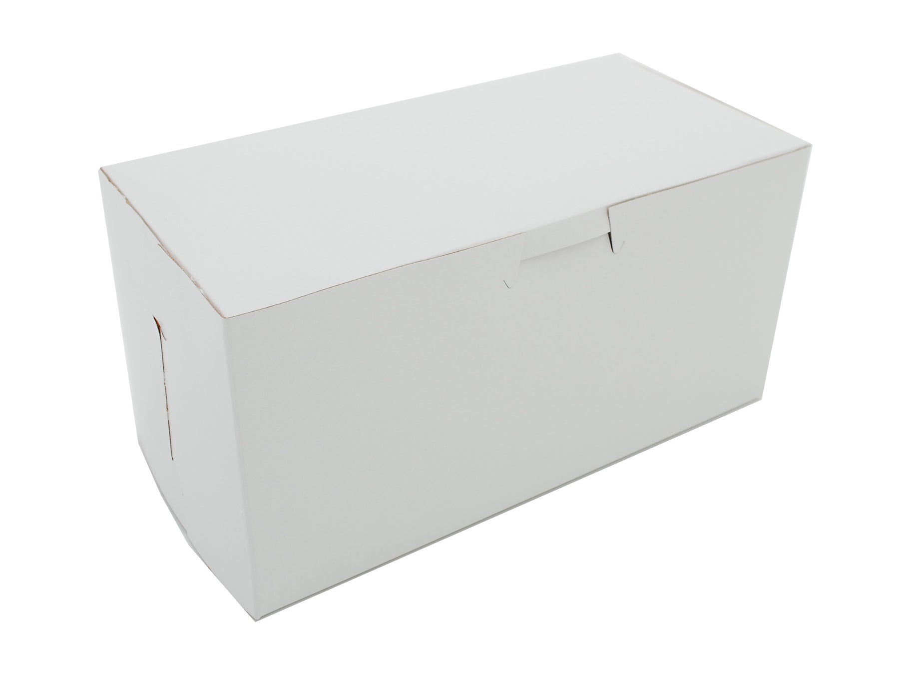 Southern Champion 0967 10" X 6" X 2.25" Bakery Box White Non-Window Lock-Corner 250/CS