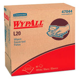 Wypall 47044 L20 Towels, Pop-Up Box, 4-Ply, 9 1/10 X 16 4/5, White, 88/box, 10/carton 3