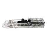 Abilityone 7510013174220 7510013174220 SKILCRAFT Clam Clip Dispenser, Medium, Clear/Silver, 8 Clips/Dispenser, 12 Dispensers/Pack 2
