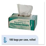 Abilityone 8105013994791 8105013994791, Heavy-Duty Shredder Bags, 20 Gal Capacity, 100/bx 2