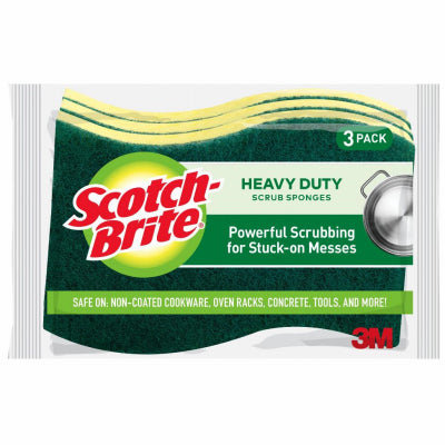 3PK HD Scrub Sponge