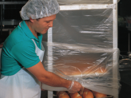 Elkay Plastics BOR5280 HDPE Bun Pan Cover on Roll Clear 52" X 80" 0.6 Mil 50/CS