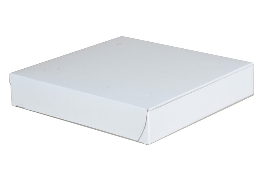Southern Champion 1401 Paperboard Pizza Box White 8" X 8" X 1.5" 100/CS