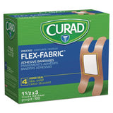 Curad NON25510 Flex Fabric Bandages, Knuckle, 1.5 X 3, 100/box 2