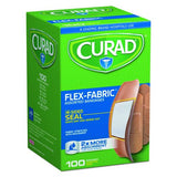 Curad CUR0700RB Flex Fabric Bandages, Assorted Sizes, 100/box 2