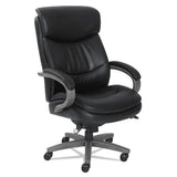 La-Z-Boy 48961A Woodbury Big/tall Executive Chair, Supports Up To 400 Lb, 20.25" To 23.25" Seat Height, Black Seat/back, Weathered Gray Base 2