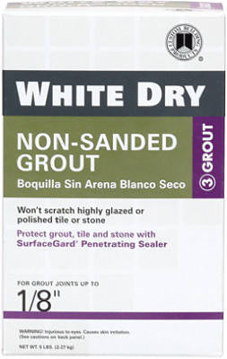 5LB WHT Dry Tile Grout