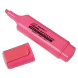 Abilityone 7520013519146 7520013519146 Skilcraft Flat Fluorescent Highlighter, Fluorescent Pink Ink, Chisel Tip, Pink Barrel, Dozen 2
