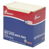 Abilityone 7530011167865 7530011167865 SKILCRAFT Self-Stick Note Pad, 3" x 5", Yellow, 100 Sheets/Pad, 12 Pads/Pack 2