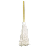 Abilityone 7920002248726 Skilcraft Deck Swab, 17" White Cotton Head, 60" Natural Wood Handle 2