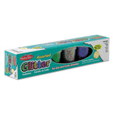 Creative Arts 41006 Charles Leonard Glitter Set, Assorted, 0.75 Oz Shaker-Top Jar, 6/set 2