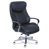La-Z-Boy 48968 Commercial 2000 Big/tall Executive Chair, Supports Up To 400 Lb, 20.5" To 23.5" Seat Height, Black Seat/back, Silver Base 2