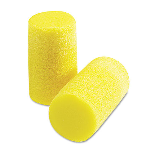 3M 310-1101 E-A-R Classic Plus Earplugs, Cordless, PVC Foam, Yellow, 200 Pairs/Box