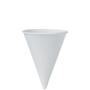 Solo Cup 42R-2050 Cup Conical Water Paper 4.25 oz Unprinted Boxed 5000/CS
