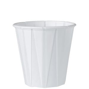 Solo Cup 450-2050 Cup Water Pleated 3.5 oz 5000/CS