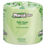 Marcal PRO 3001 100% Recycled Bathroom Tissue, Septic Safe, 2-Ply, White, 240 Sheets/Roll, 48 Rolls/Carton 2
